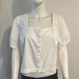 Levi’s Elegant White Puff Sleeve Top